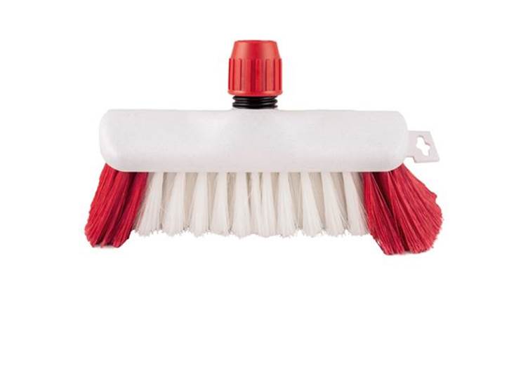 Zachte nylon luiwagen met rode baard en steelverbinding