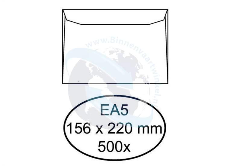 EA5-enveloppen 156 × 220 mm, 500 stuks
