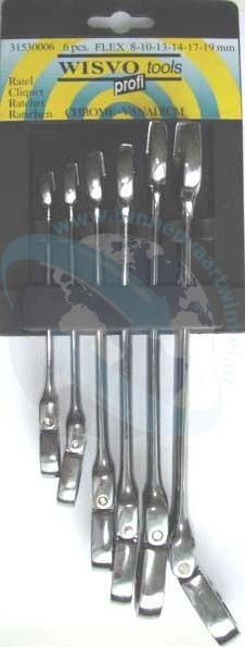Flex Ratel Steek/Ringsleutelset