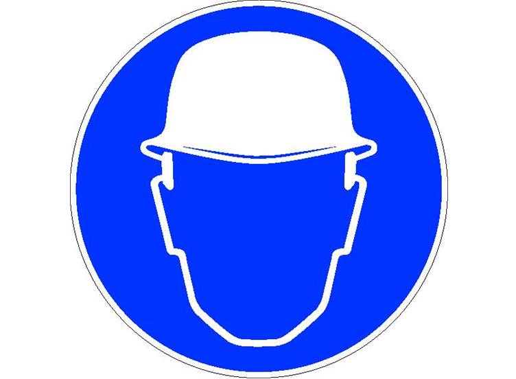 Helm verplicht sticker