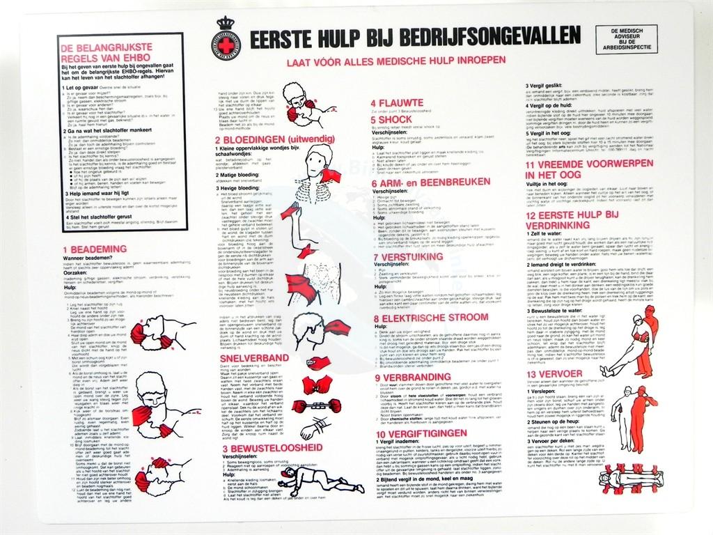 EHBO Plaat