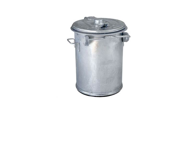 Staalverzinkte Vuilnisbak 70ltr