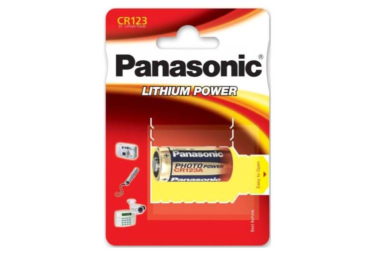 Lithium Batterij Panasonic CR123A