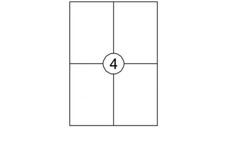 Zelfklevende etiketten 105x148mm