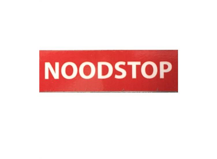 Noodstopplaatje