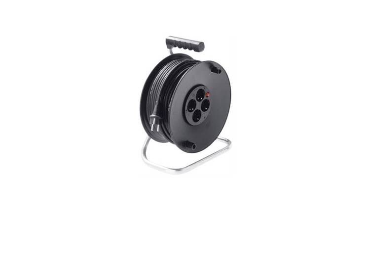 Kabelhaspel 25 mtr 3x1,5 mm² Rubber kabel