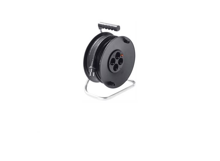 Kabelhaspel 50 mtr 3x1,5 mm² Rubber kabel