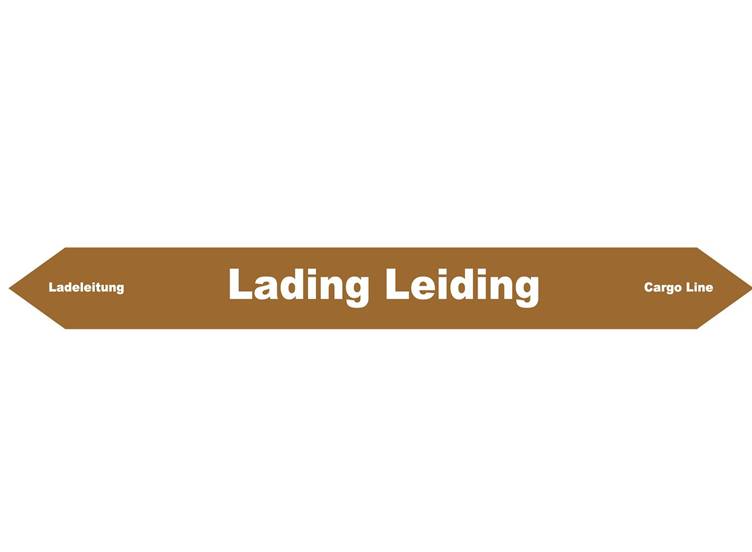 Ladingleiding sticker