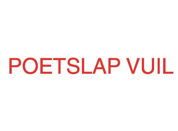 Vuile poetslappen sticker