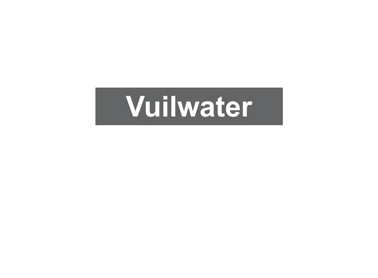 Vuilwater sticker