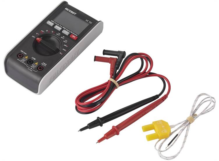 VOLTCRAFT VC151 Multimeter Digitaal CAT III 600 V