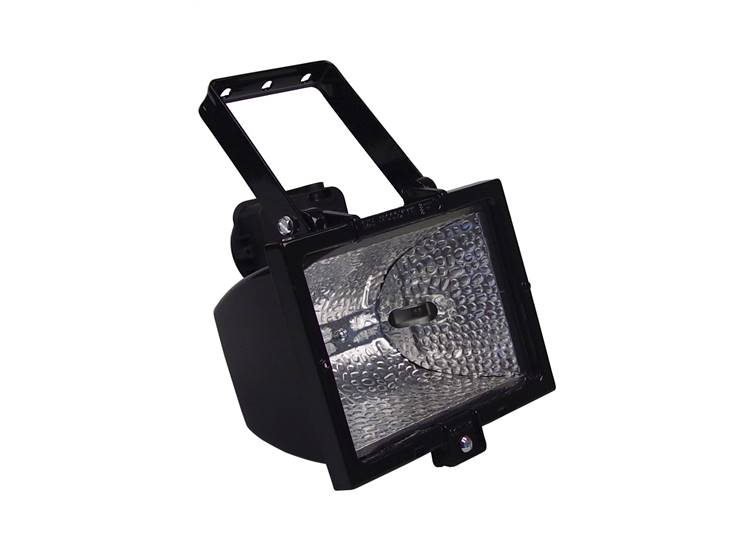 Halogen Fixture  R7s, black IP44