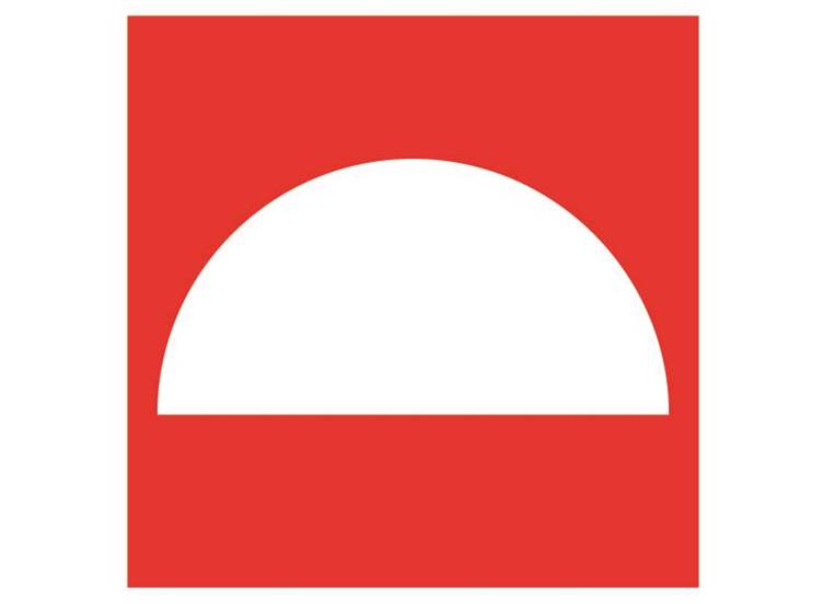 Noodstopknop sticker