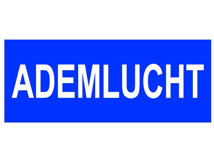 Ademlucht sticker