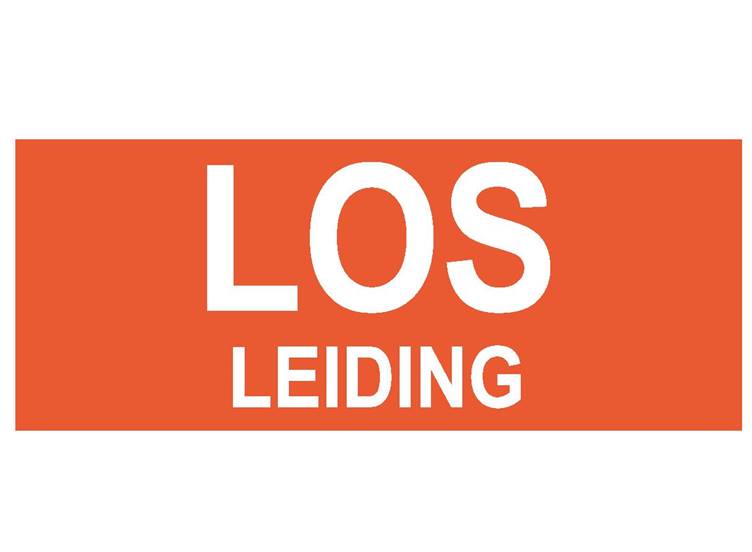 Losleiding sticker
