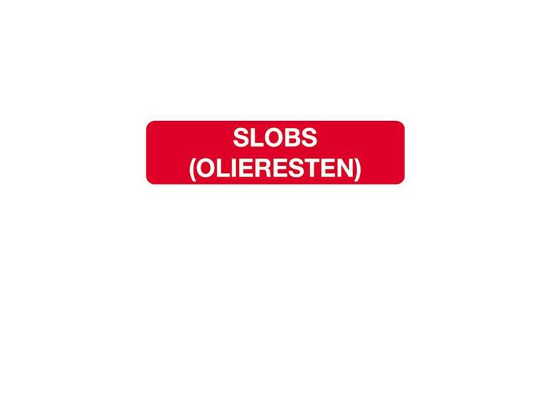 Slobs (olieresten)