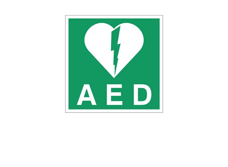 AED sticker