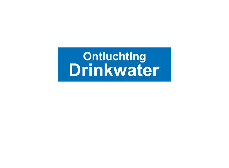 Ontluchting Drinkwater