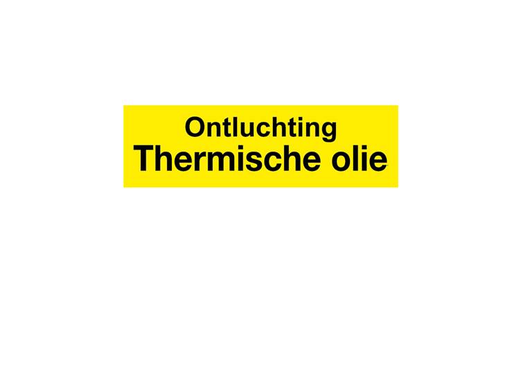 Ontluchting Thermische olie