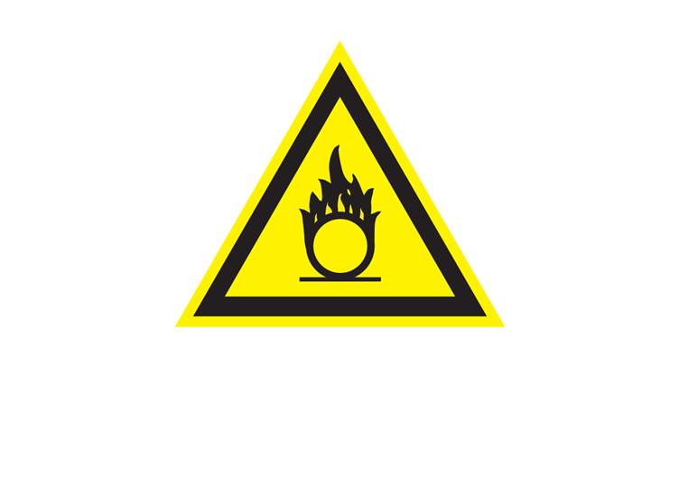 Oxiderende stoffen sticker