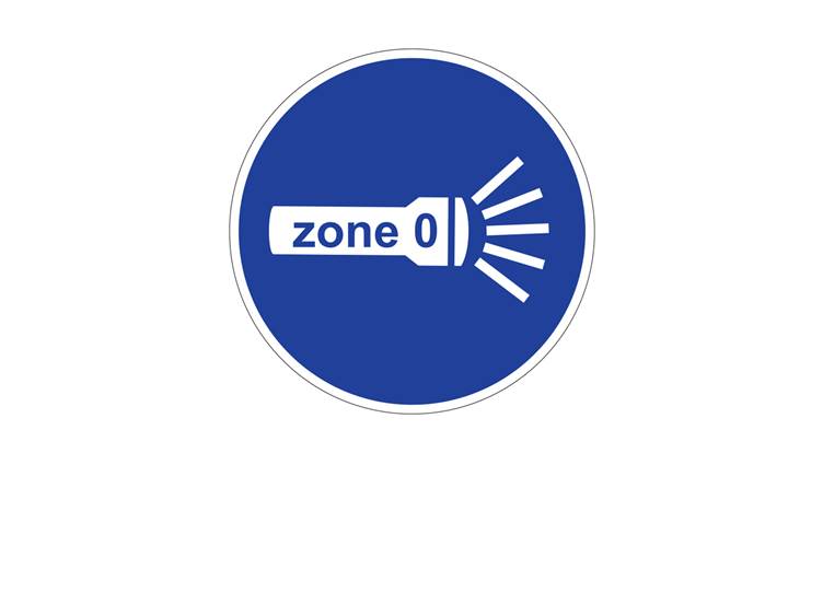 Zone 0 lamp