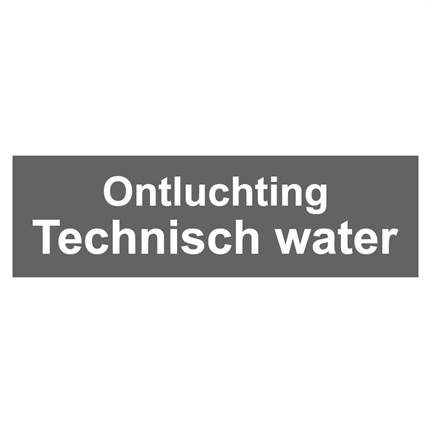 Ontluchting Technisch water