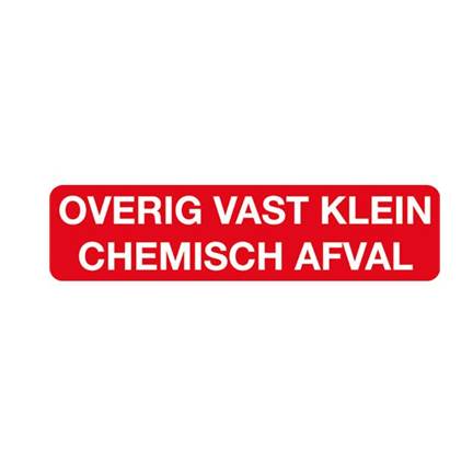 Vast chemisch afval