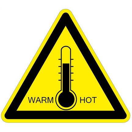 Gevaar warm / hot