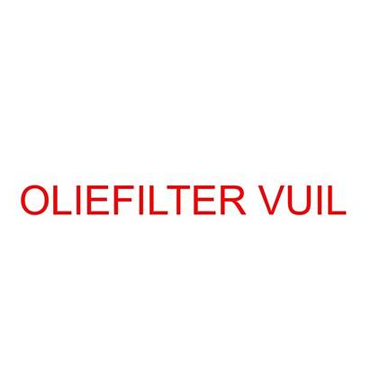 Oliefilter Vuil Sticker